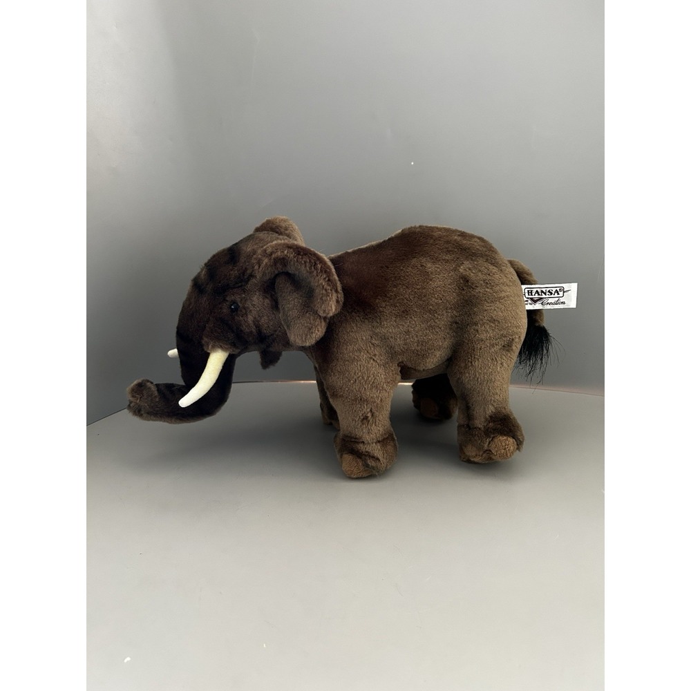 Hansa Realistic Elephant Stuffed Plush 2015